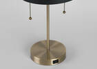 Lampe de table Keeley noire