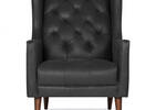 Lincoln Leather Armchair -Thor Coal