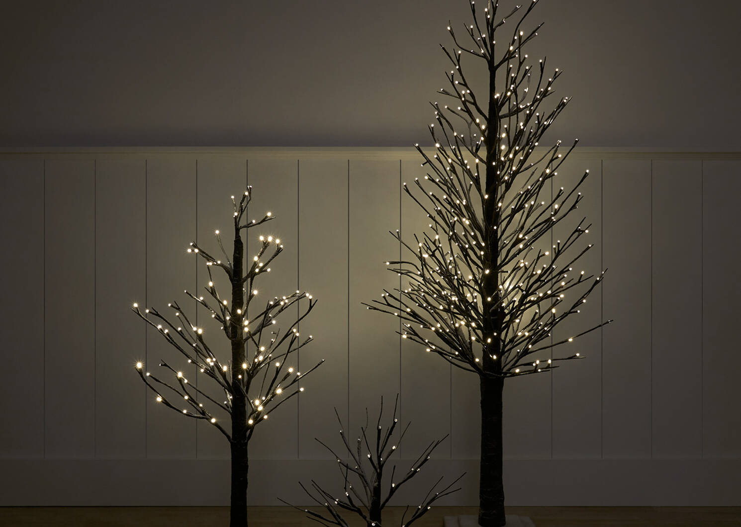Arbres de Noël Starlight -noirs
