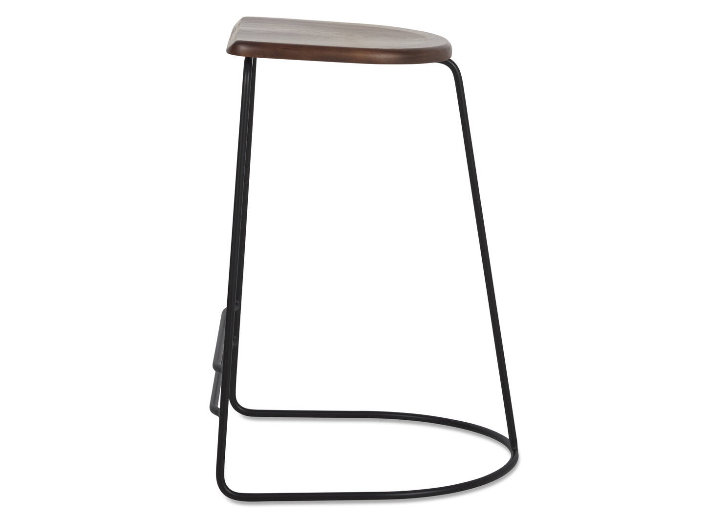 Tabouret Rene -brun cendré