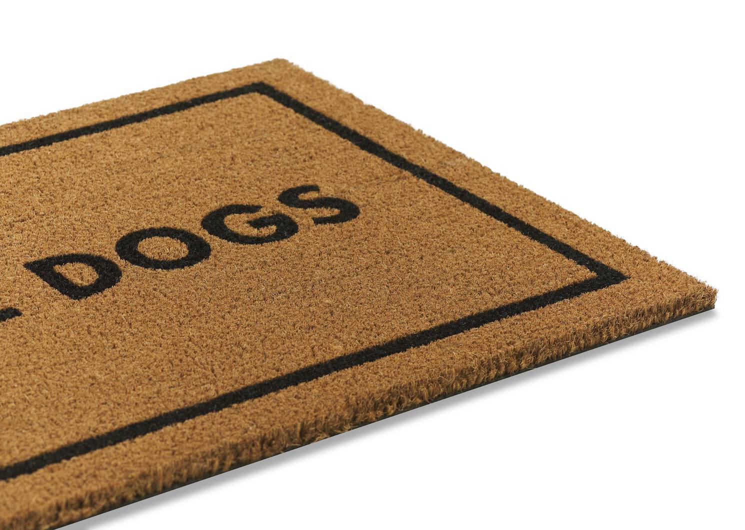 Must Love Dogs Doormat Natural