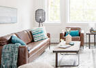 Lucca Custom Leather Sofa