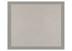 Jeté av bordures coton Esco gris p/multi