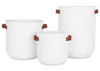 Cache-pot moyen Elgin blanc