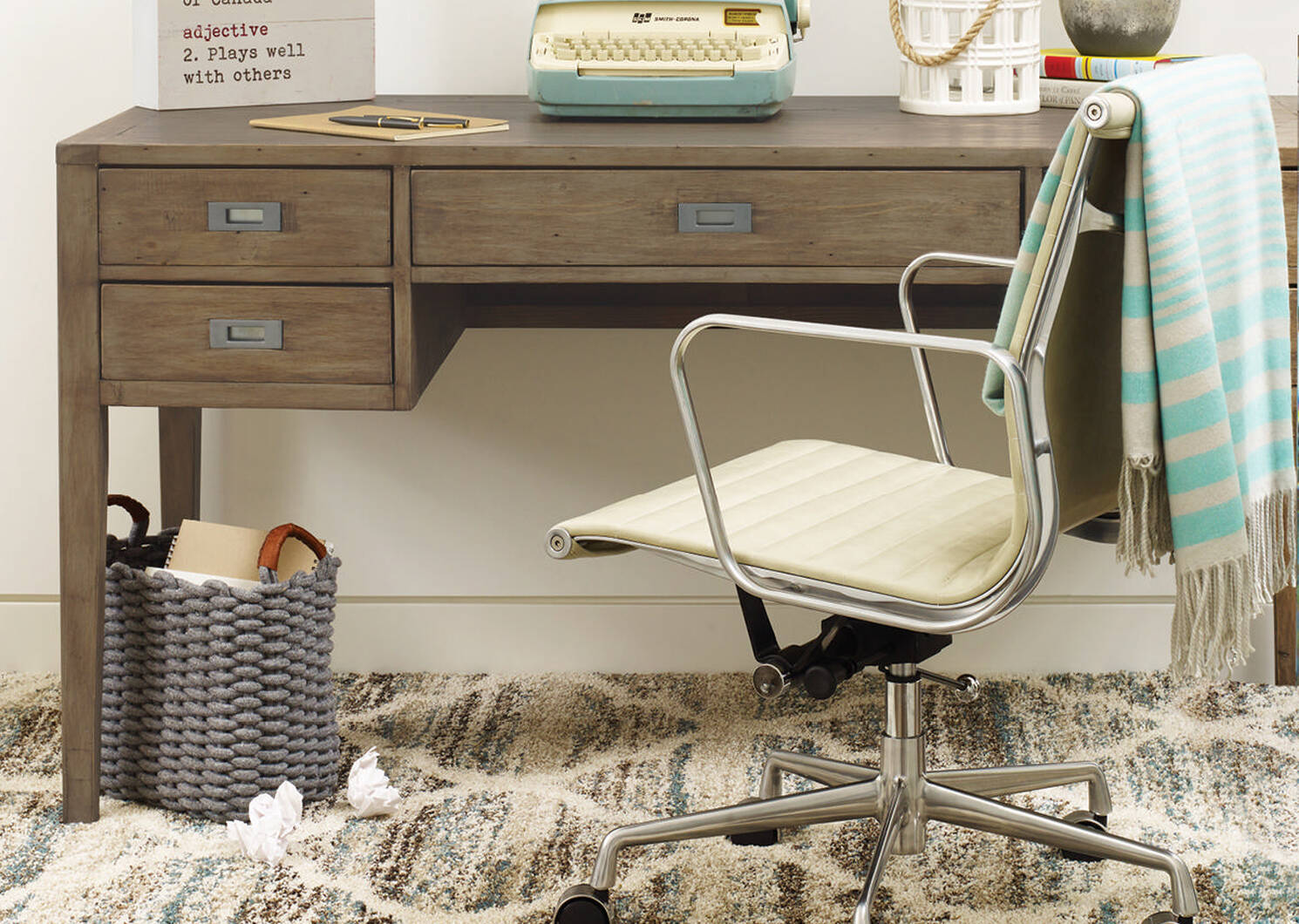 Swift Office Chair -Vintage Oyster