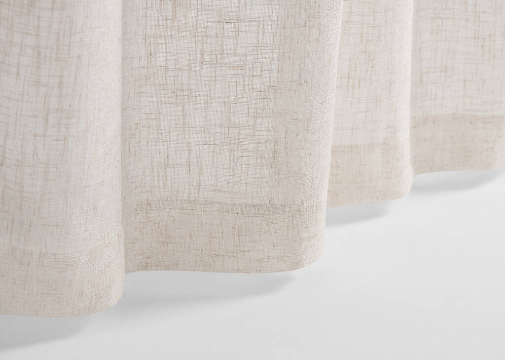 Azai Slub Curtain 96 Oatmeal