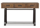 Table console Stapleton -Whisky brun