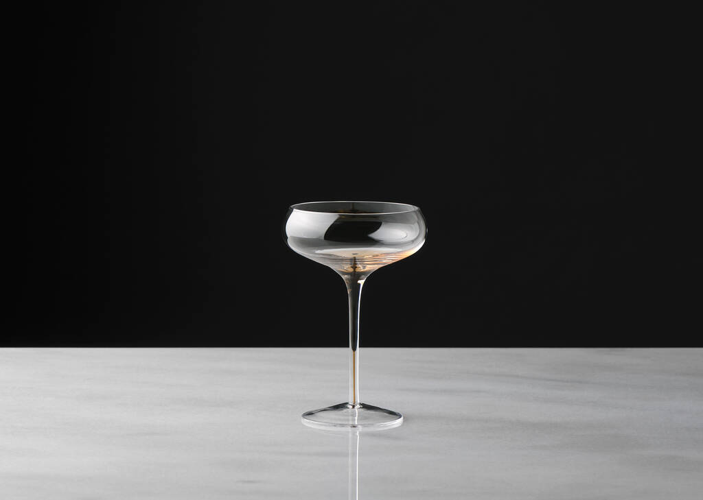 Maris Coupe Glass Clear/Amber