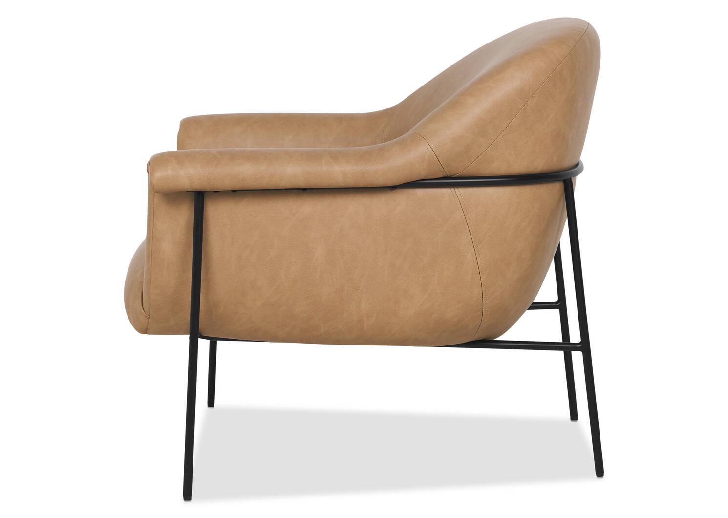 Fauteuil Tilda -Platt brun clair