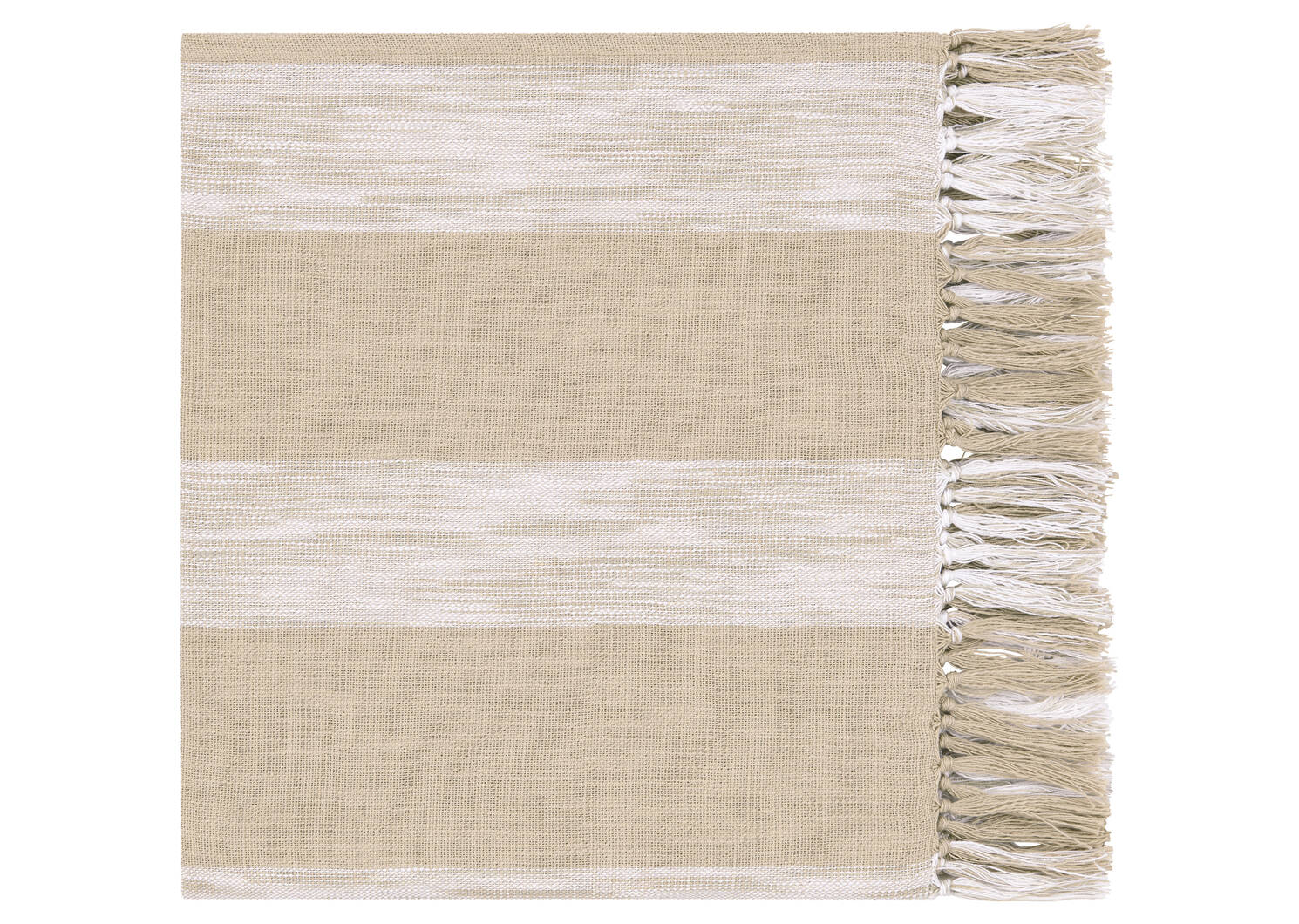 Renard Throw 50x60 Sand/Ivory