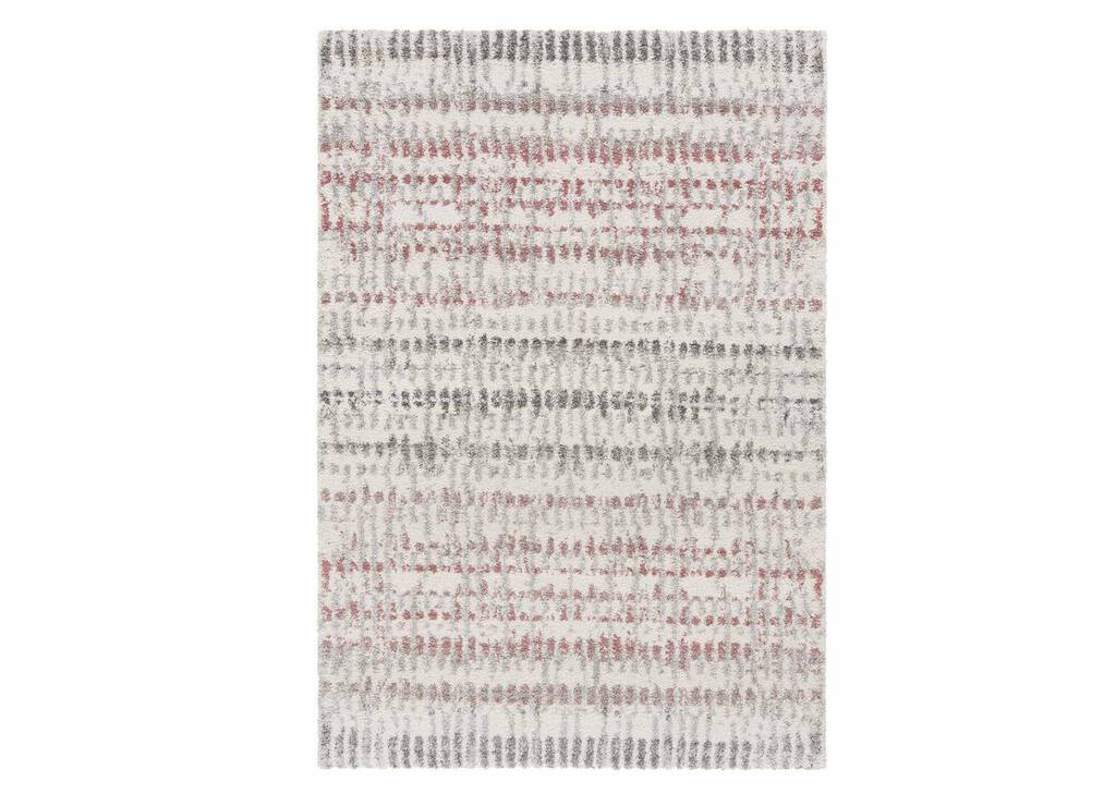 Nicolet Rug 94x133 Blush/Grey/Ivory