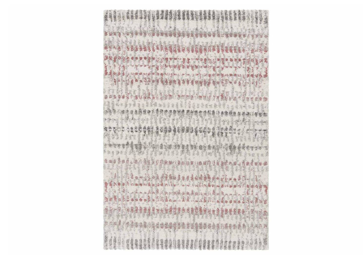 Tapis Nicolet 94x133 fard/gris/ivoire