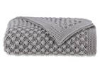 Ellie Cotton Throw Light Grey