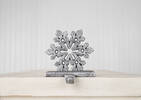 Blizz Snowflake Stocking Holder Silve