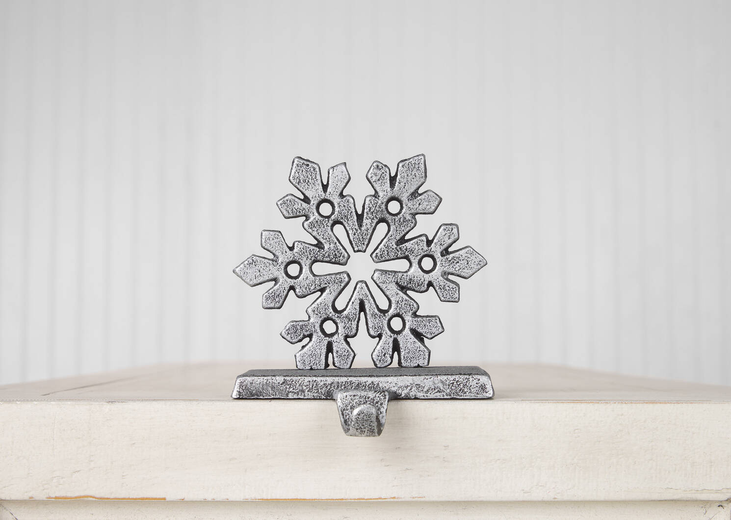 Blizz Snowflake Stocking Holder Silve