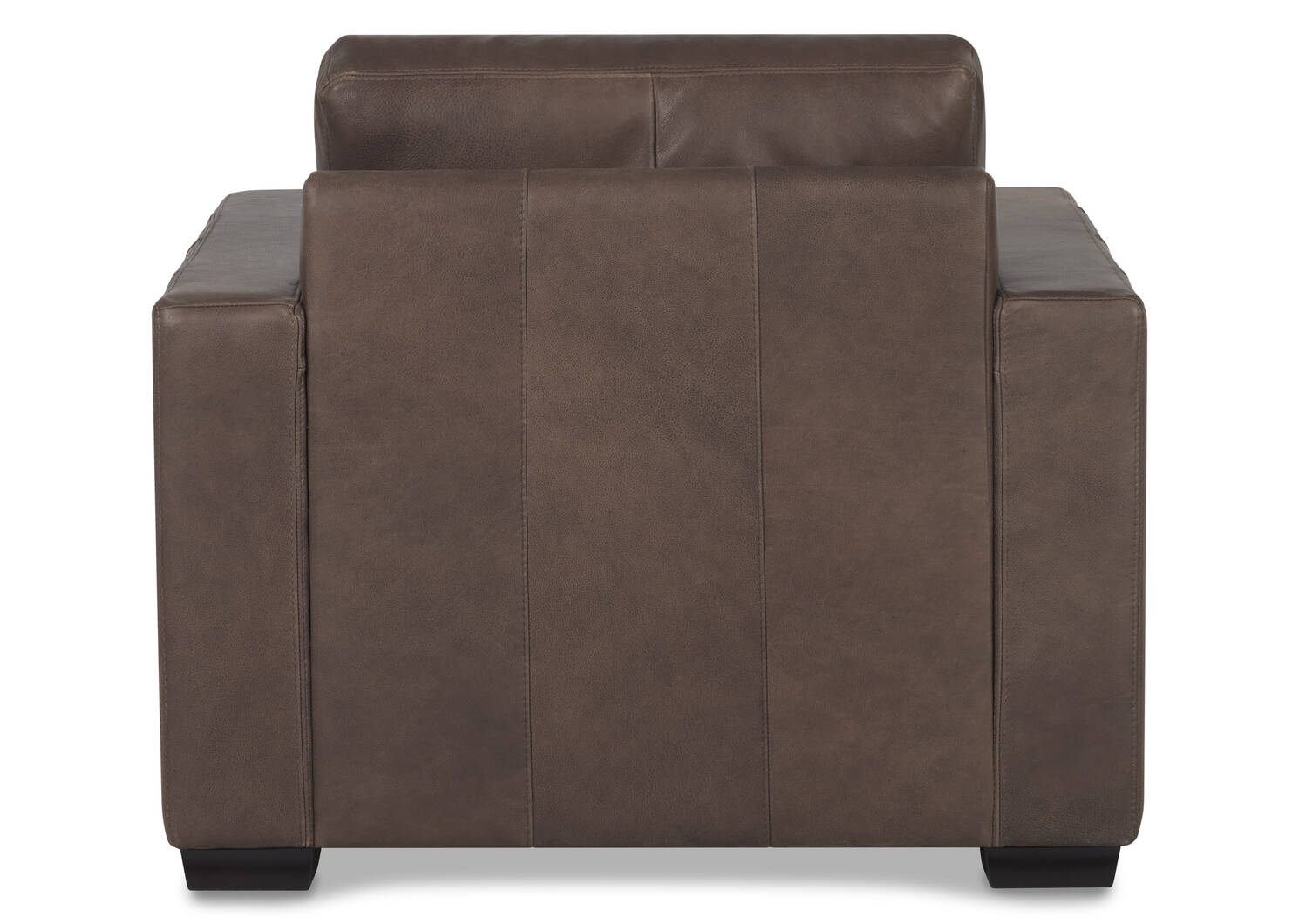 Fauteuil en cuir Brewer -Attica cacao