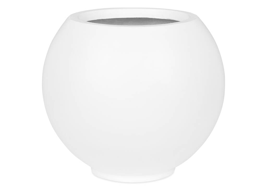 Reyes Outdoor Planter Small White