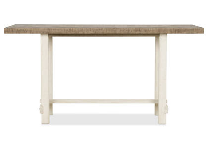 Rutherford Counter Table -Herst Dune/Wht
