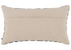 Avila Cotton Pillow 14x24 Black/Natural