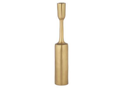 Claret Candle Holder Gold