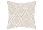 Krizia Tufted Toss 20x20 Sand/Ivory