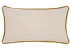 Coussin à pois Whitney 12x22 ch. doré/bl