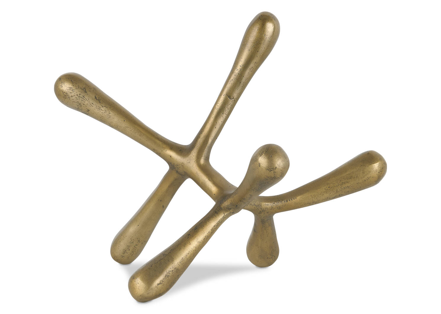 Ozzy Object Large Antiqued Brass