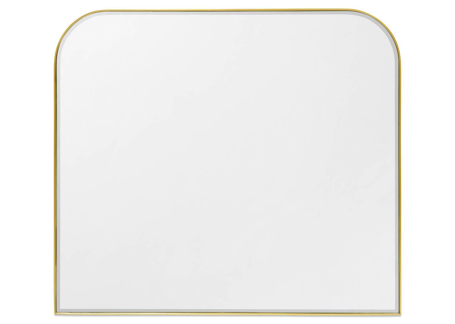 Erika Mantle Wall Mirror Brass