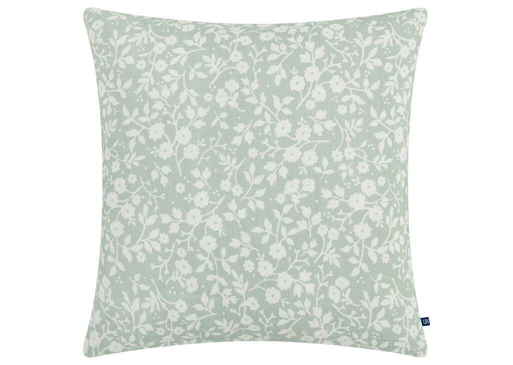 Mira Pillow 20x20 Mist/Ivory