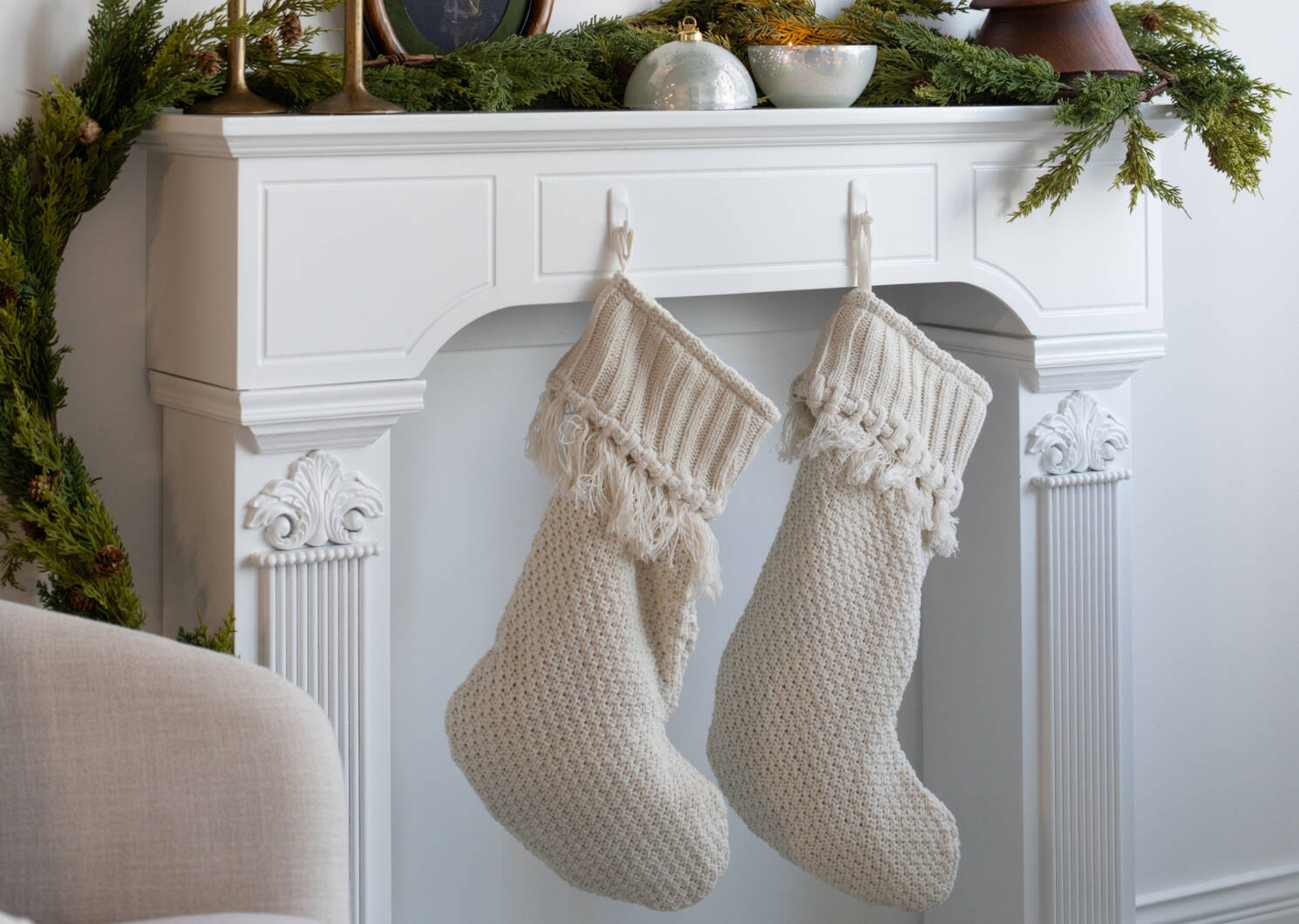 Prue Knit Stocking Ivory