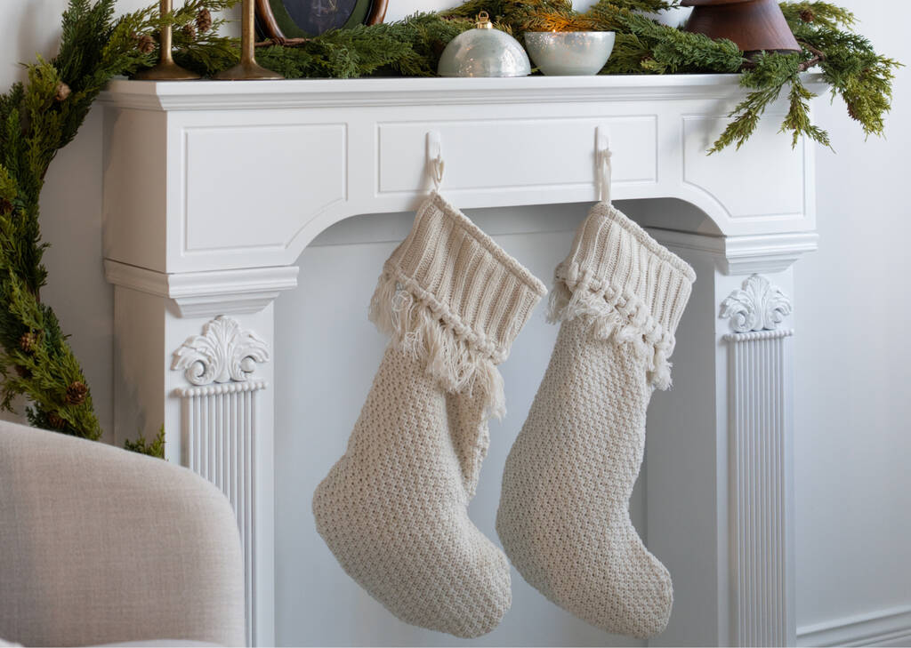 Prue Knit Stocking Ivory