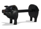Pig Paper Towel Holder Black