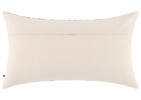 Coussin Mika 12x22 ivoire/vert