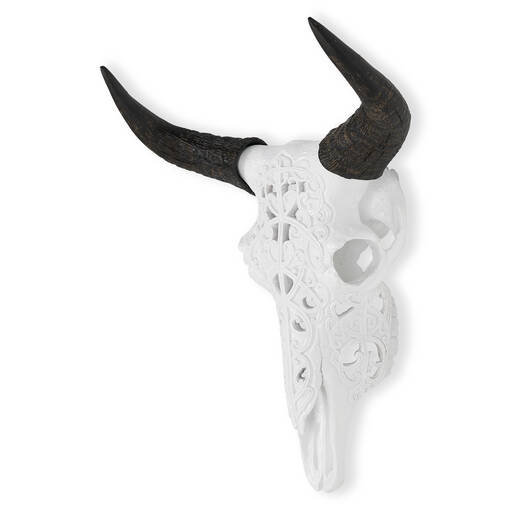 Jerri Bull Wall Decor White