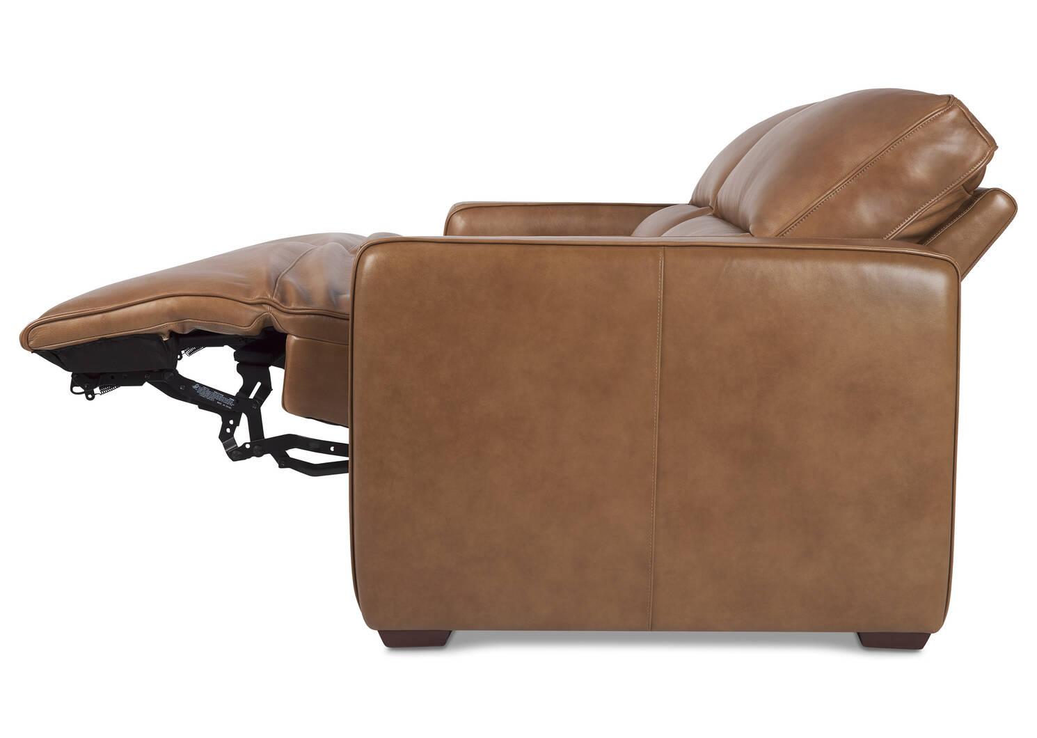 Encore Leather Reclining Sofa -Mira Rum