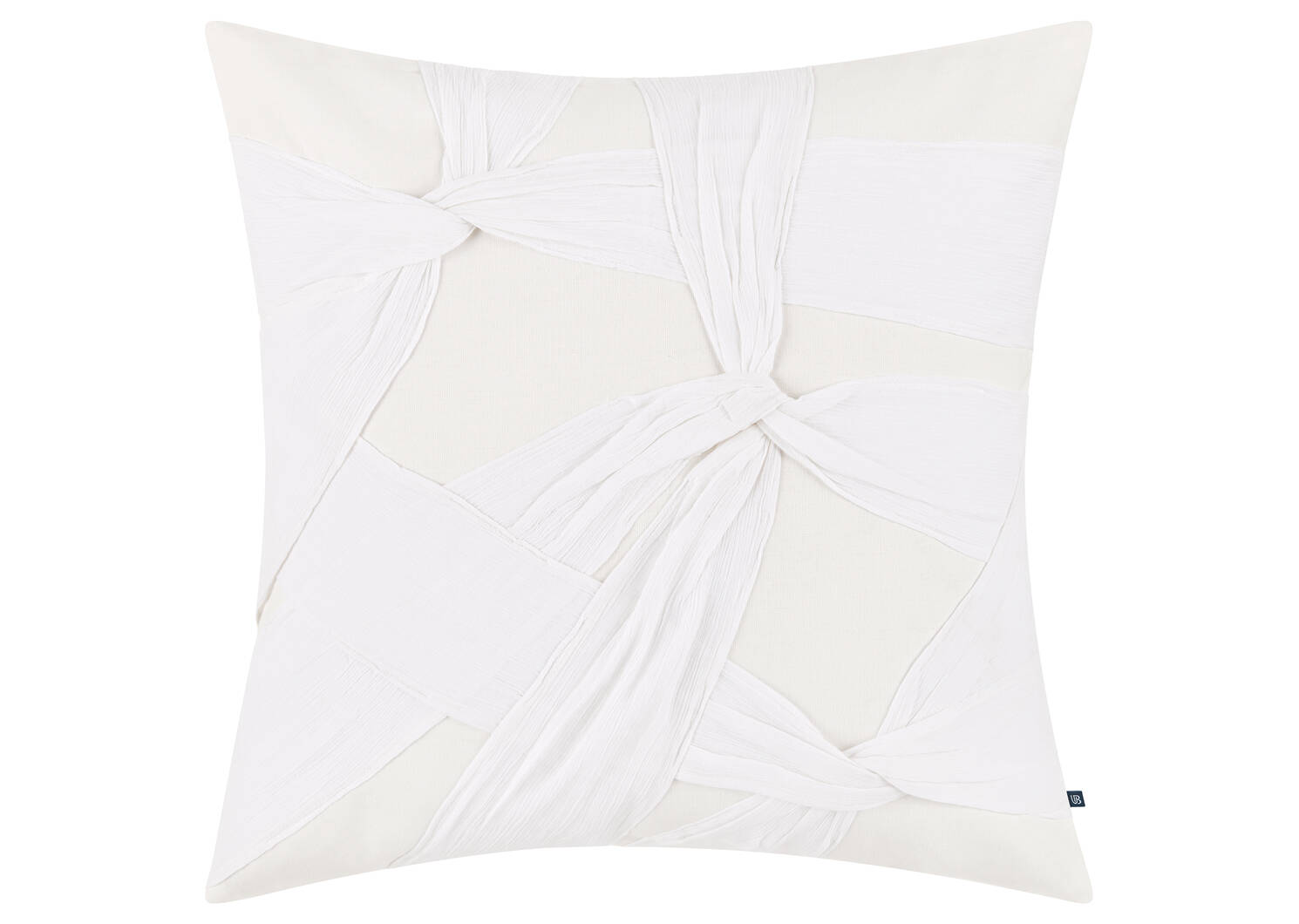 Paola Cotton Pillow 20x20 Ivory