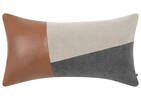 Benny Colourblock Pillow 12x22 Multi