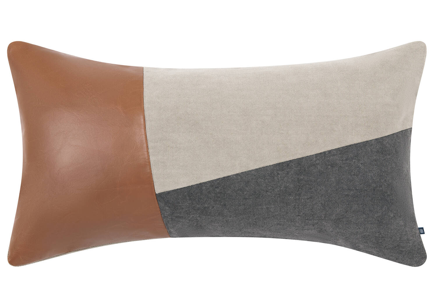 Benny Colourblock Pillow 12x22 Multi