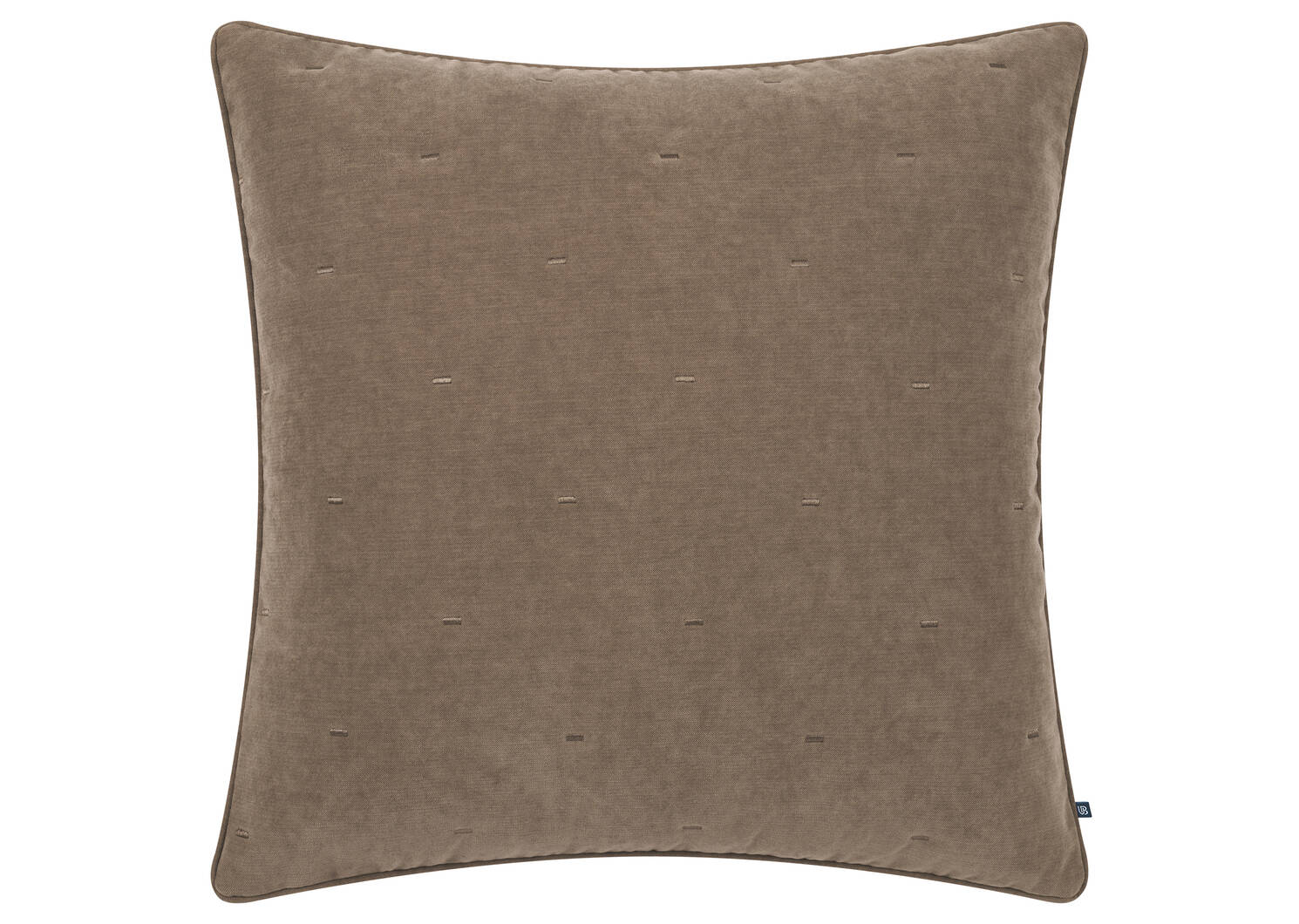 Hartman Velvet Pillow 24x24 Mushroom