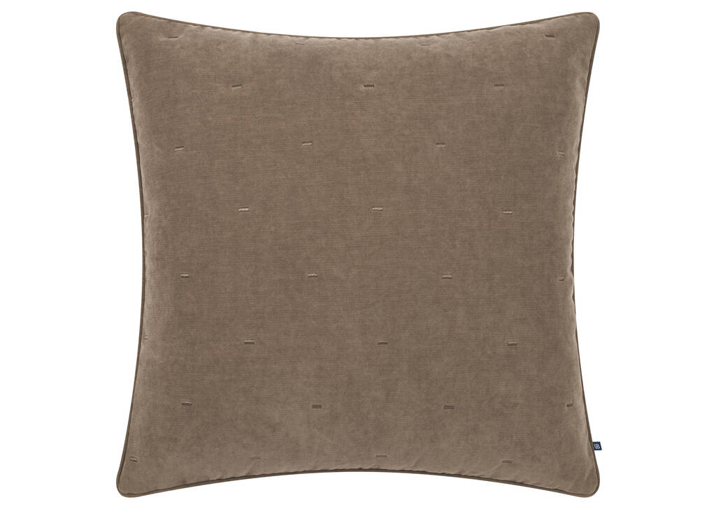 Hartman Velvet Pillow 24x24 Mushroom