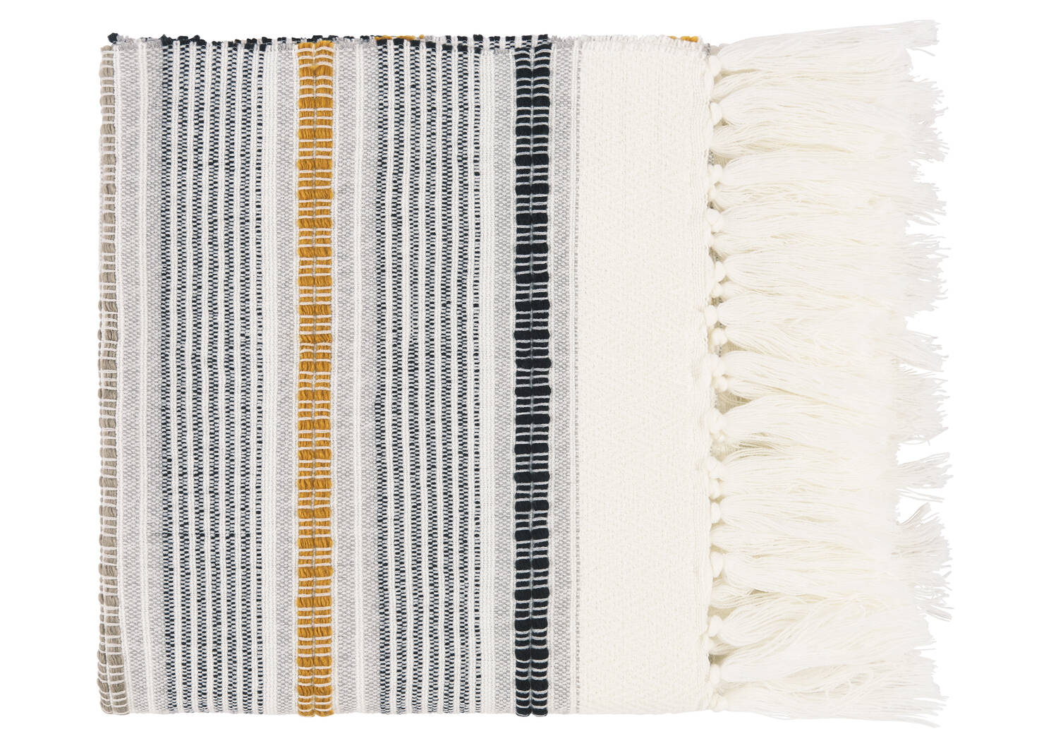 Cohen Throw Ivory/Grey/Amber