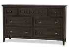 Parker 7 Drawer Dresser -Heron Coal