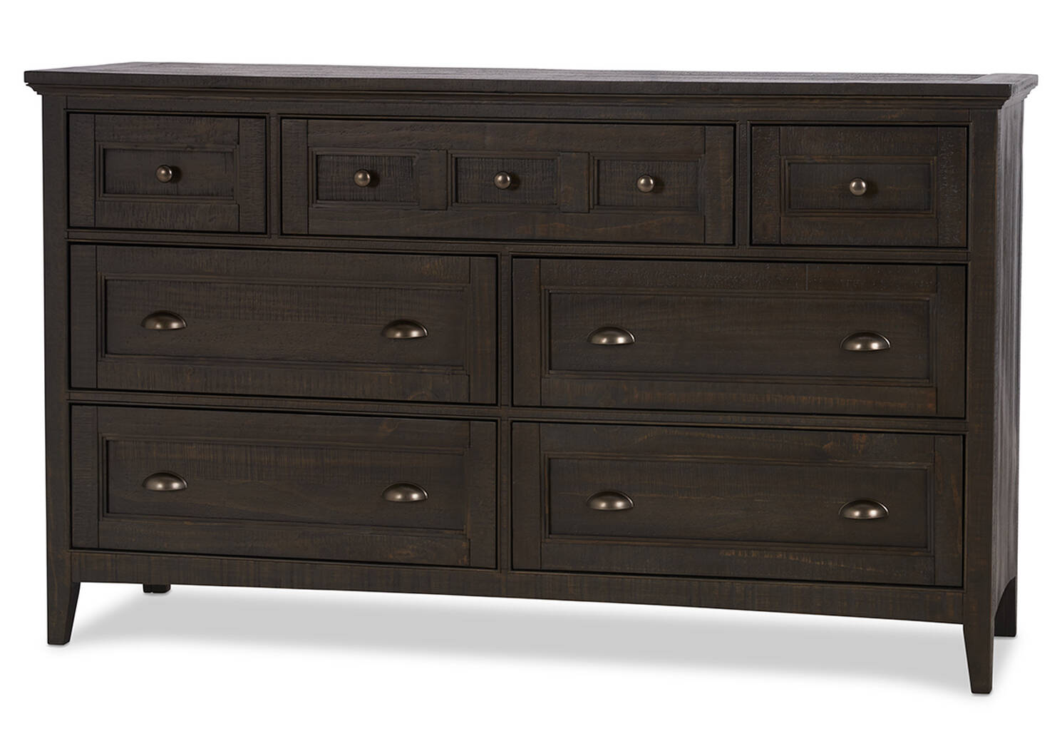 Parker 7 Drawer Dresser -Heron Coal