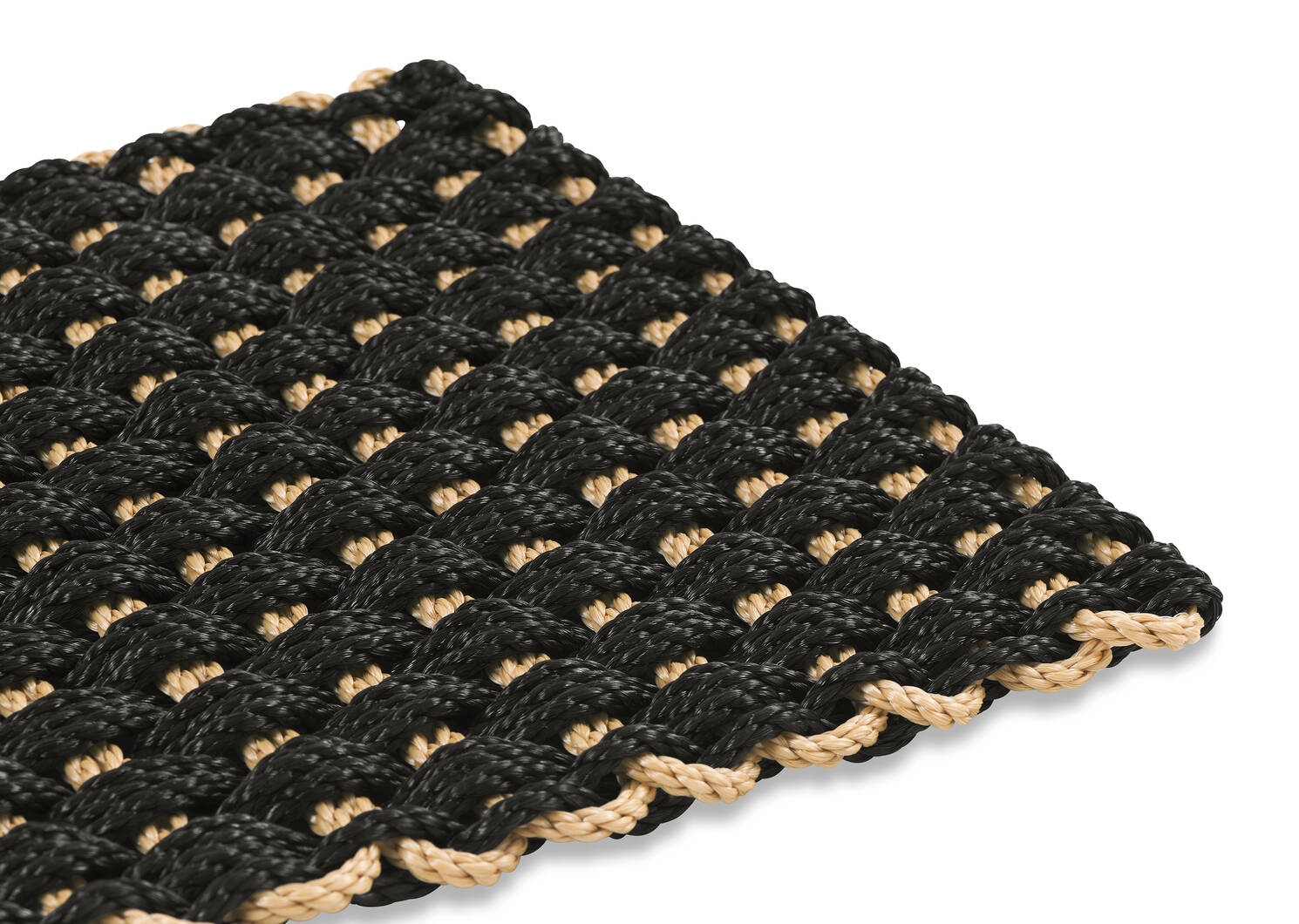 Paillasson tissé Rope noir