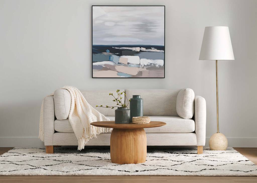 Sloane Rug 94x121 Ivory/Black