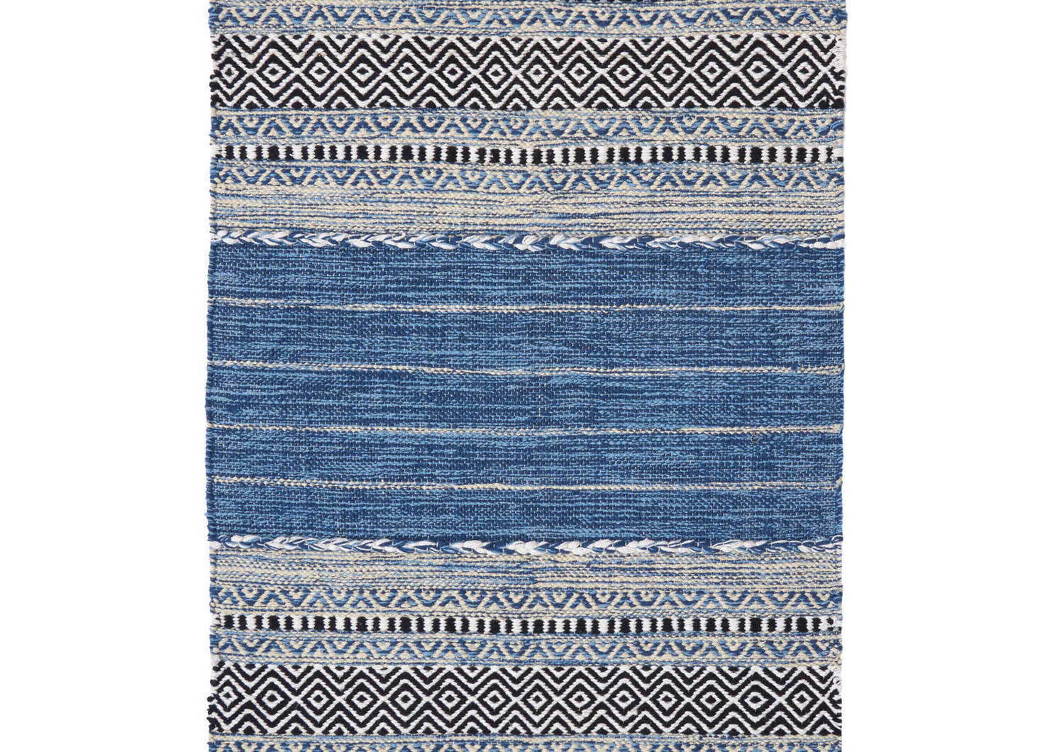 Tapis décoratif Ari 24x36 bleu