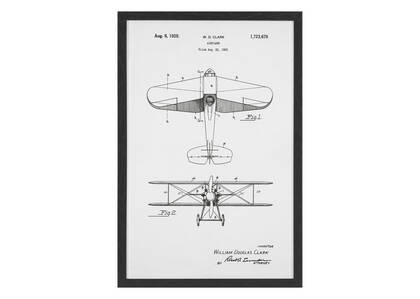 Airplane Patent Wall Art