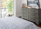 Kieran Duvet Set Queen Blue/White