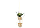 Rox Tiered Hanging Planter Brass