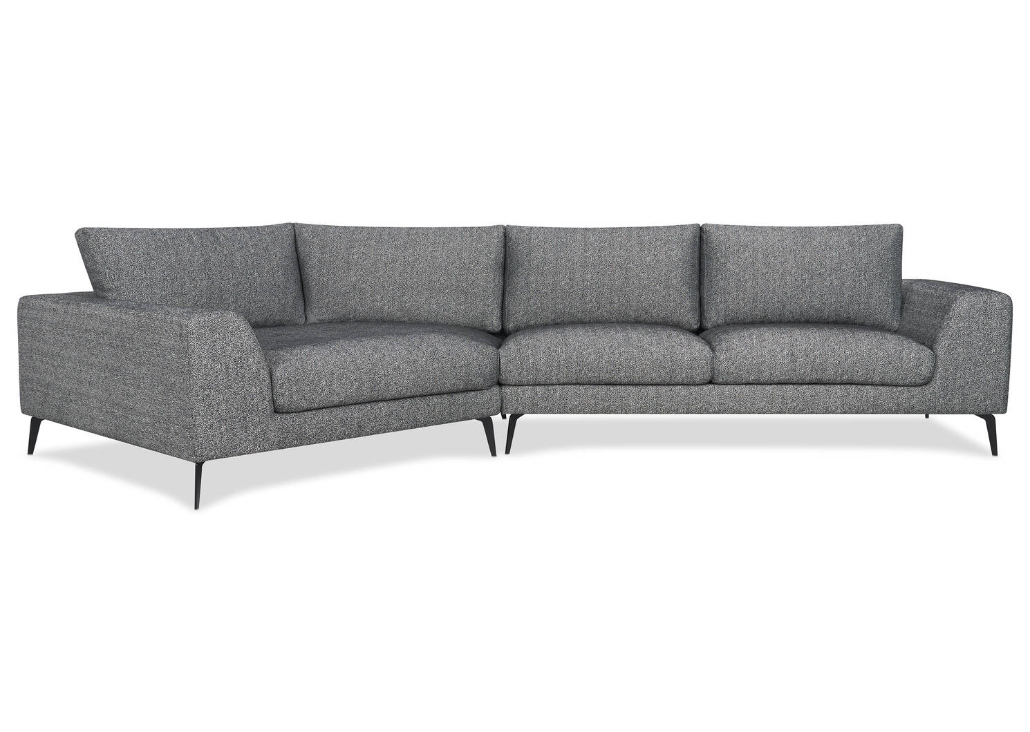 Altamira Sofa Chaise -Mina Onyx, RCF